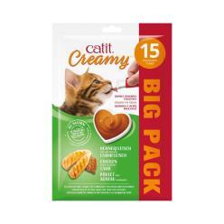 CATIT CREAMY POLLO Y CORDERO  15 X 10GR