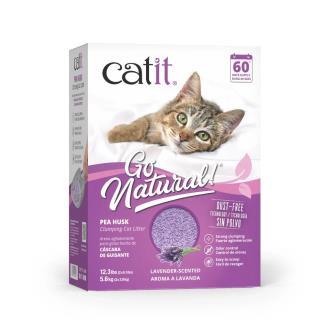CATIT GO NATURAL ARENA GUISANTE LAVANDA 5.60KG