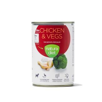 ND DOG LATA CHICKEN & VEGS  400GR