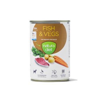 ND DOG LATA FISH & VEGS 400GR