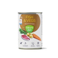 ND DOG LATA FISH & VEGS 400GR