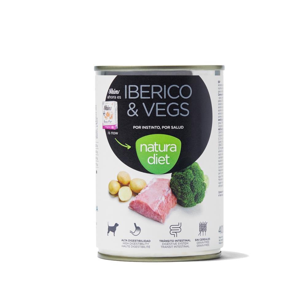 ND DOG LATA IBERICO & VEGS  400GR