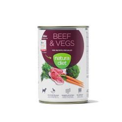 ND DOG LATA BEEF & VEGS  400GR