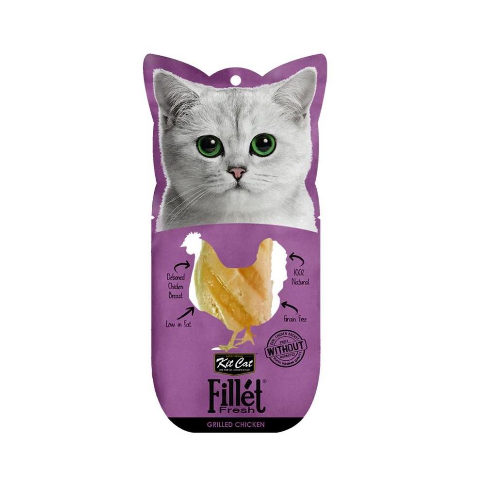 KIT CAT FILLET FRESH POLLO A LA PARRILLA 30GR