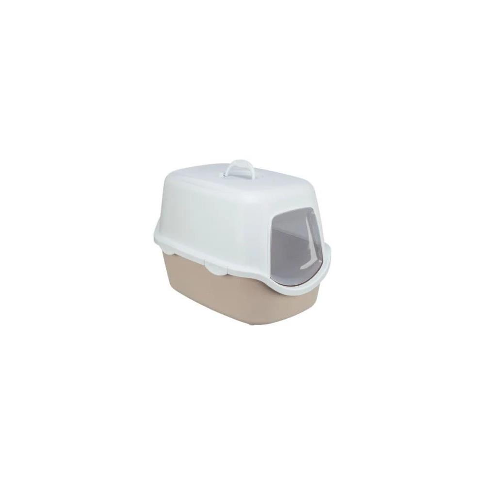 BANDEJA DE GATO VICO CON TAPA 40 X 40 X 56CM BLUSH/BLANCO