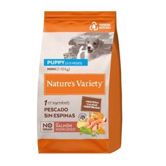 NATURE´S VARIETY DOG PUPPY MINI SALMON 600GR