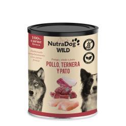NUTRADOG WILD  POLLO TERNERA PATO 400G