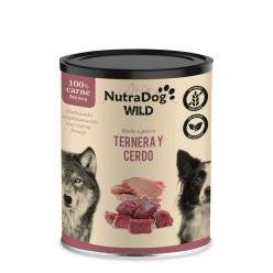 NUTRADOG WILD TERNERA Y CERDO 800G