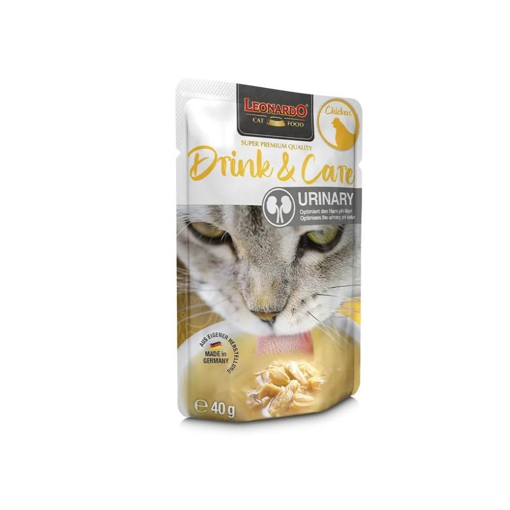 LEONARDO DRINK&CARE URINARY POLLO 40GRS