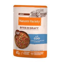 NATURE´S VARIETY BOCADITOS EN SALSA ADULT COD 85GR
