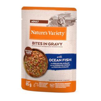 NATURE´S VARIETY BOCADITOS EN SALSA ADULT OCEAN FISH 85GR