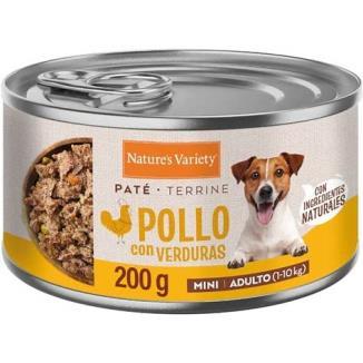 NATURE´S VARIETY DOG MINI ADULT PATE  POLLO CON VERDURA 200GR