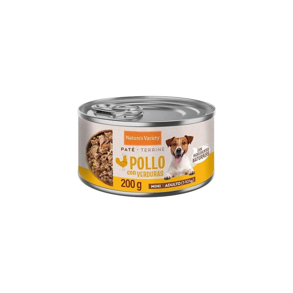 NATURE´S VARIETY DOG MINI ADULT PATE  POLLO CON VERDURA 200GR
