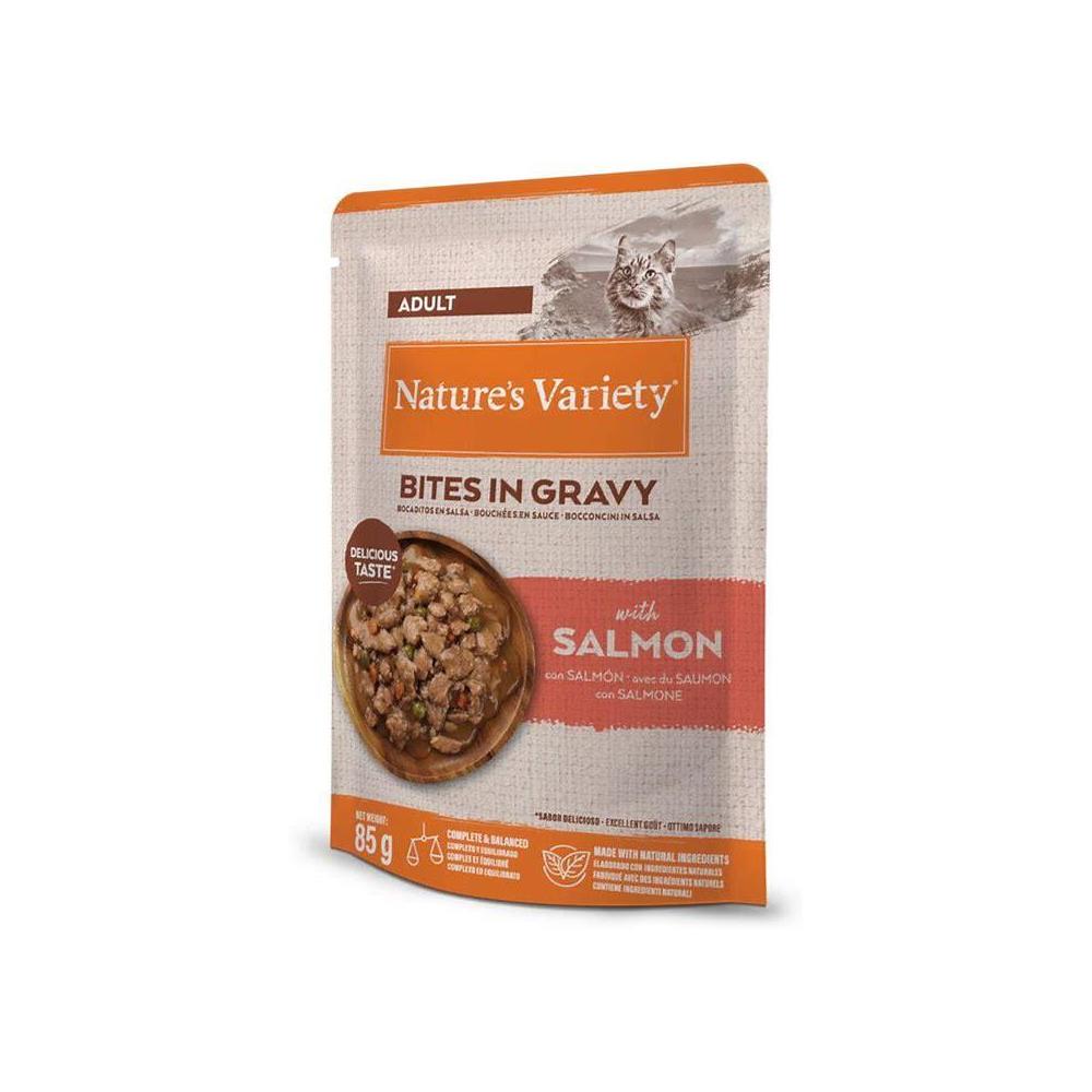 NATURE´S VARIETY BOCADITOS SALMON 85GR