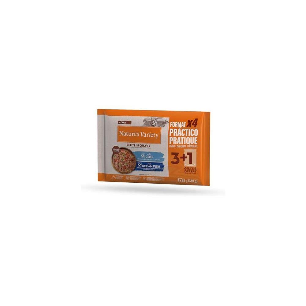 NATURE´S VARIETY MULTIPACK COD & OCEAN FISH 4X85GR