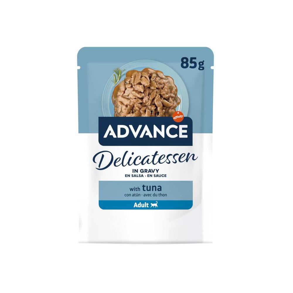 ADVANCE CAT ADULT WET DELICATESSEN IN GRAVI TUNA 85G
