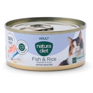NATURA DIET CAT ADULT FISH & RICE 85G
