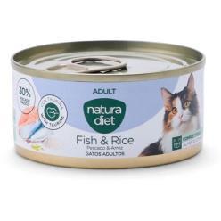NATURA DIET CAT ADULT FISH & RICE 85G