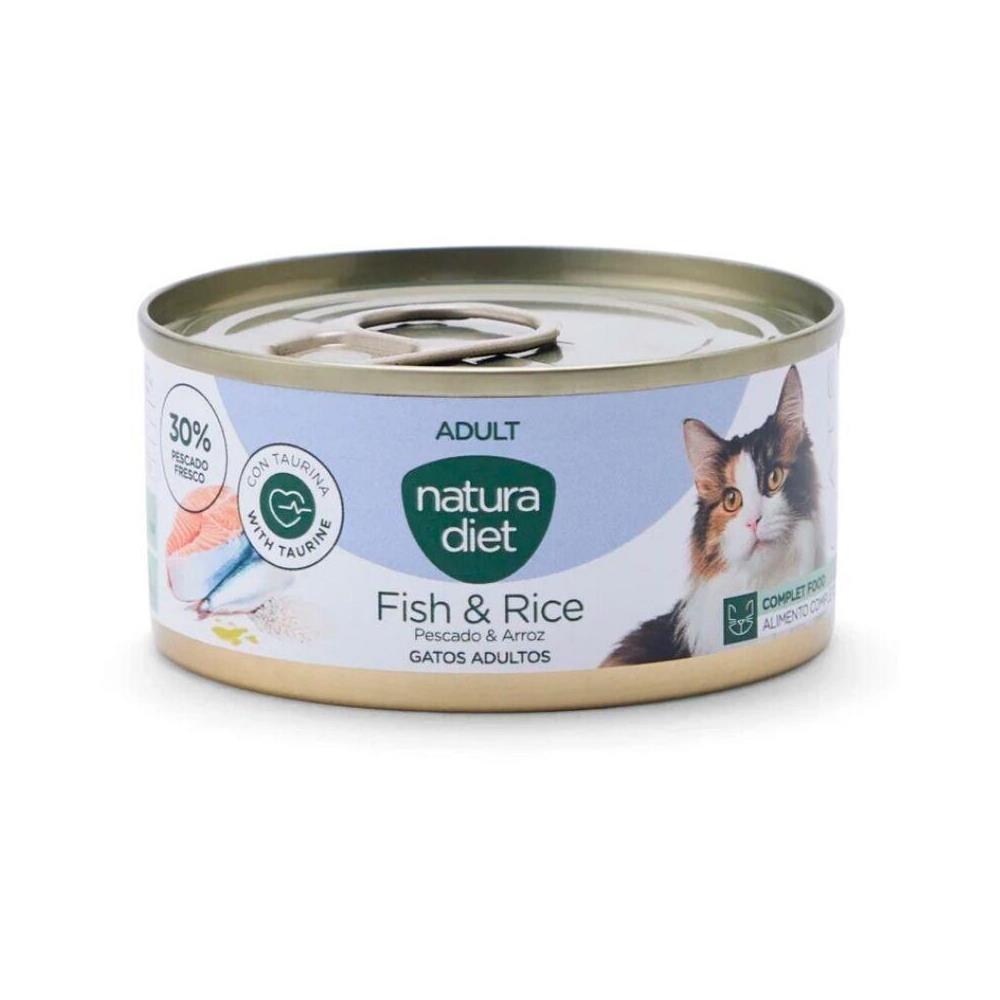 NATURA DIET CAT ADULT FISH & RICE 85G