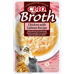 CIAO BROTH CHICKEN WITH SALMON RECIPE 40G