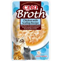 CIAO BROTH CAT CHICKEN & VIEIRA 40G