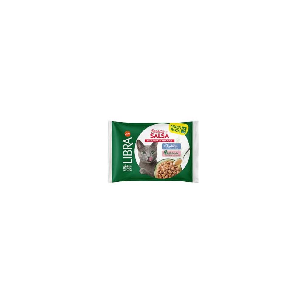 BOCADITOS EN SALSA PACK 4 ATÚN/SALMÓN