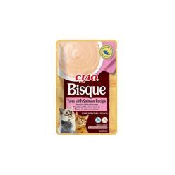 CIAO BISQUE ATUN CON SALMON 40GRS