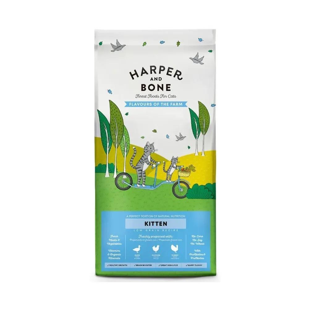 HARPER AND BONE KITTEN FLAVOURS OF THE FARM 2KG