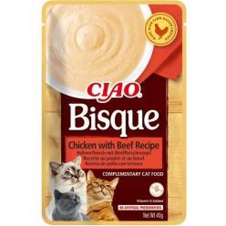 CHURU CAT BISQUE POLLO CON BUEY 40GR