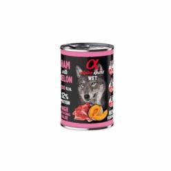 ALPHA SPIRIT CANINE JAMON CON MELON LATA 400GR