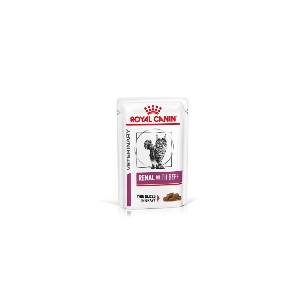 ROYAL CANIN  VET CAT SOBRE RENAL WITH BEEF 85GR