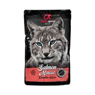 ALPHA SPIRIT WET CAT STERILISED MOUSSE SALMON 85G