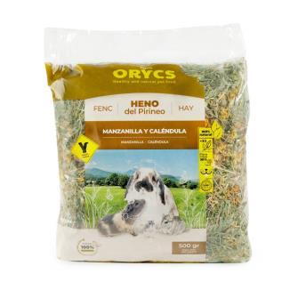 ORYCS HENO DE MANZANILLA Y CALENDULA 500GR