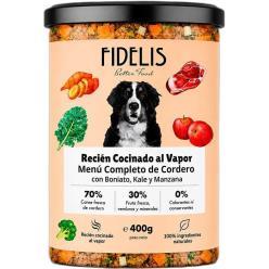 FIDELIS CORDERO CON BONIATO,KALE Y MANZANA 400GRS
