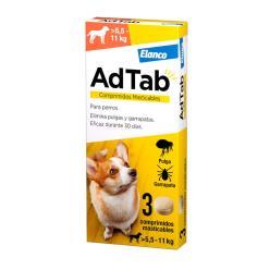 ADTAB DOG MASTICABLE 5,5-11KG      3-COMPRIMIDOS