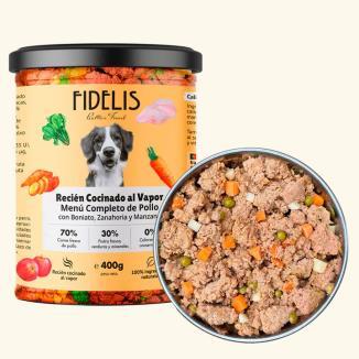 FIDELIS  POLLO CON BONIATO 400GRS