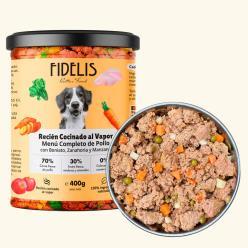 FIDELIS  POLLO CON BONIATO 400GRS