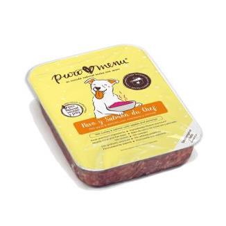PURO MENÚ PAVO Y SALMÓN DU CHEF 800GRS COCINADO